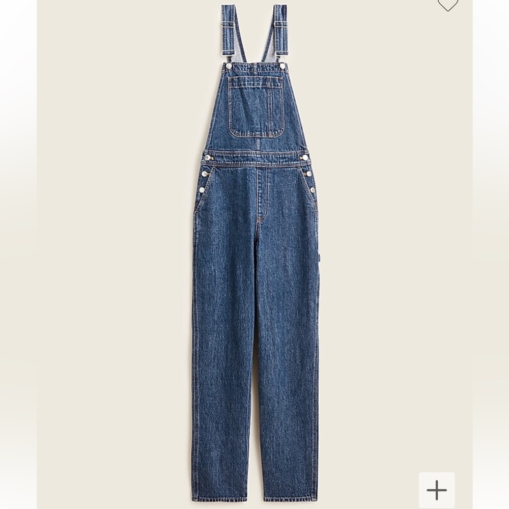 JCREW… Slouchy boyfriend overall in Hartwood wash size M NWT